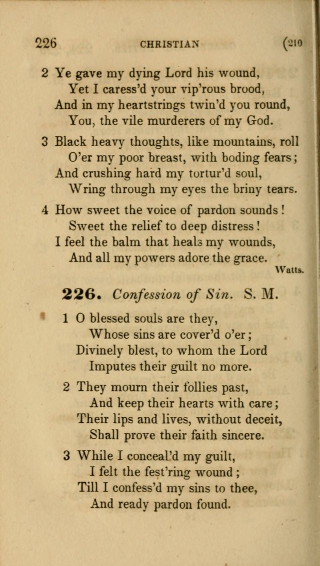 Hymns for Social Worship: selected from Watts, Doddridge, Newton, Cowper, Steele and others page 210