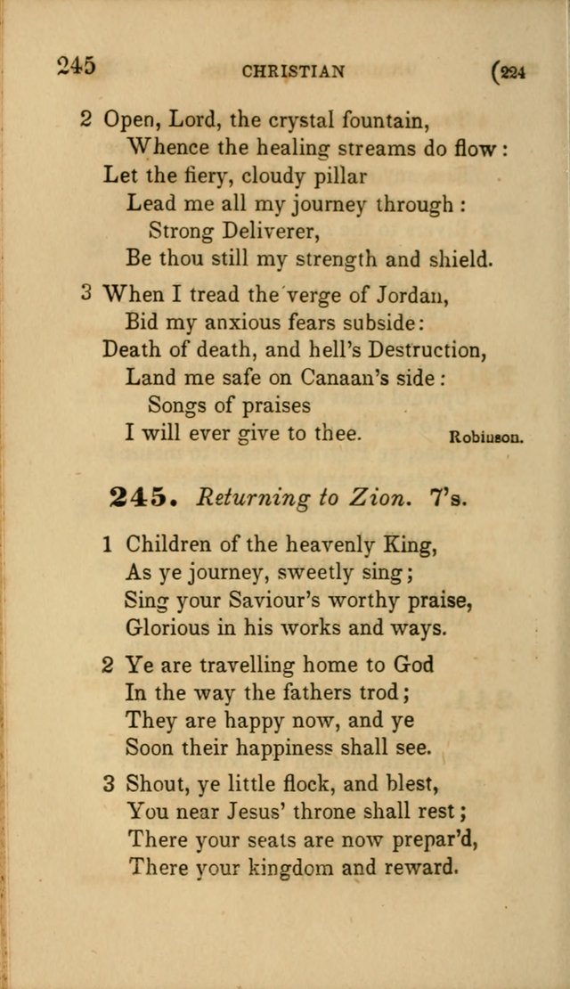 Hymns for Social Worship: selected from Watts, Doddridge, Newton, Cowper, Steele and others page 224