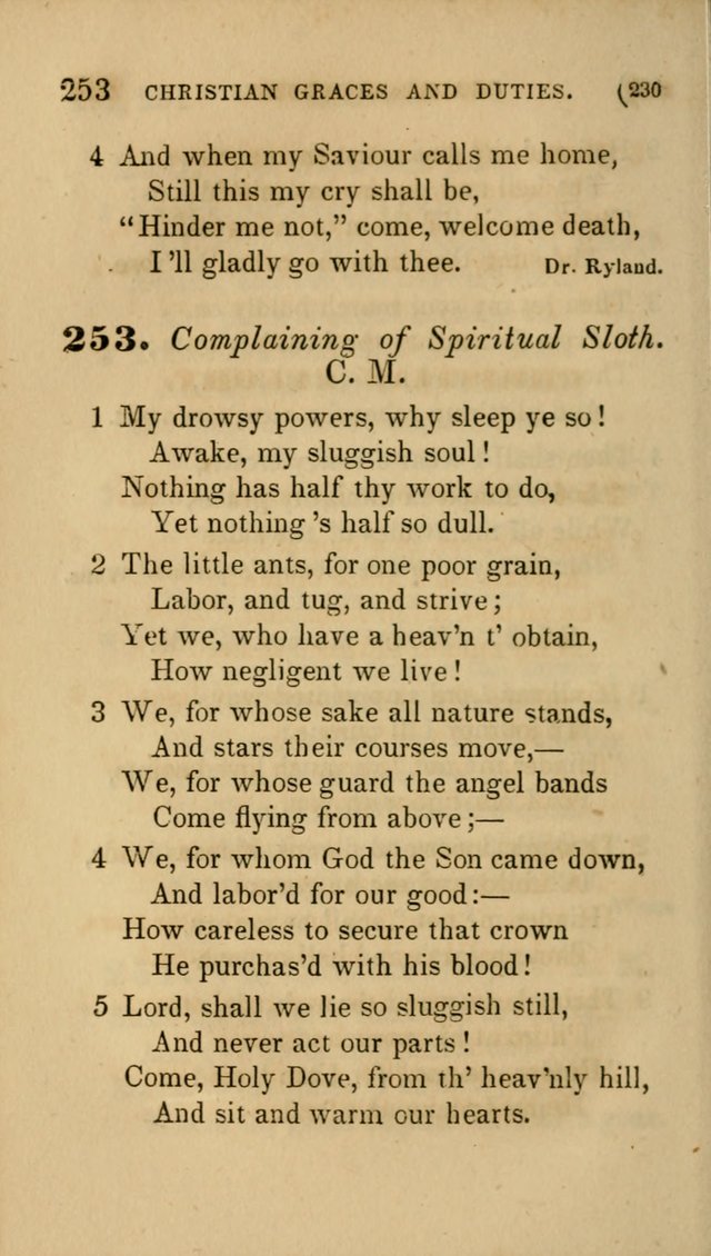 Hymns for Social Worship: selected from Watts, Doddridge, Newton, Cowper, Steele and others page 230