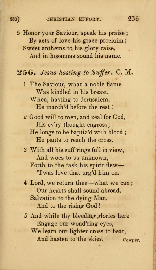 Hymns for Social Worship: selected from Watts, Doddridge, Newton, Cowper, Steele and others page 233