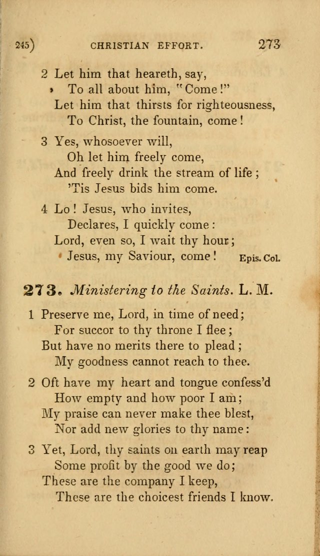 Hymns for Social Worship: selected from Watts, Doddridge, Newton, Cowper, Steele and others page 245