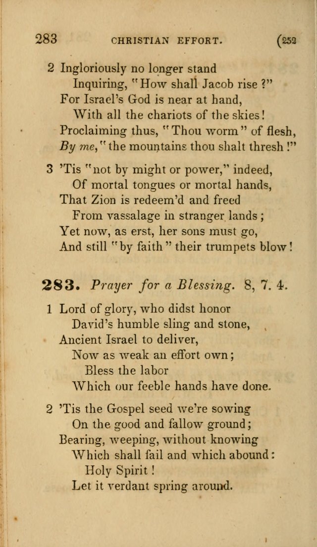 Hymns for Social Worship: selected from Watts, Doddridge, Newton, Cowper, Steele and others page 252