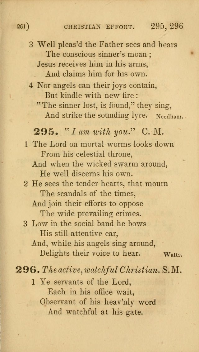 Hymns for Social Worship: selected from Watts, Doddridge, Newton, Cowper, Steele and others page 261