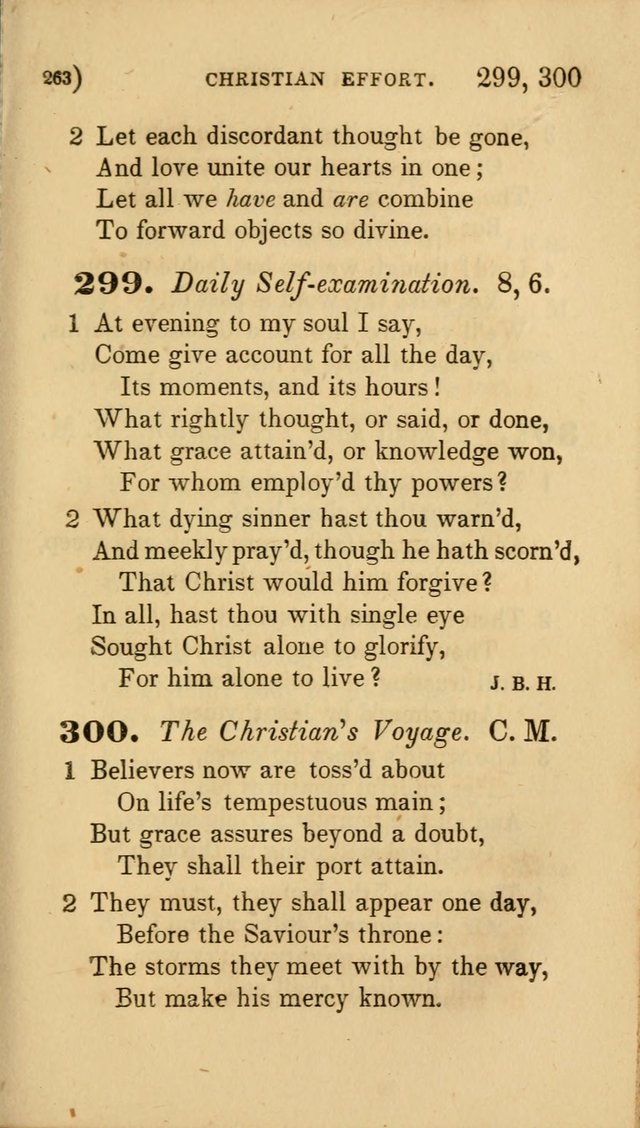 Hymns for Social Worship: selected from Watts, Doddridge, Newton, Cowper, Steele and others page 263