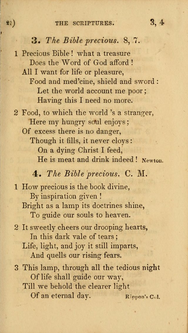 Hymns for Social Worship: selected from Watts, Doddridge, Newton, Cowper, Steele and others page 27