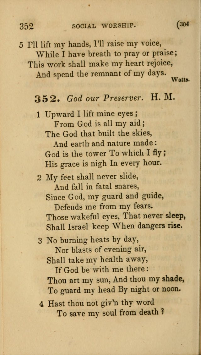 Hymns for Social Worship: selected from Watts, Doddridge, Newton, Cowper, Steele and others page 304