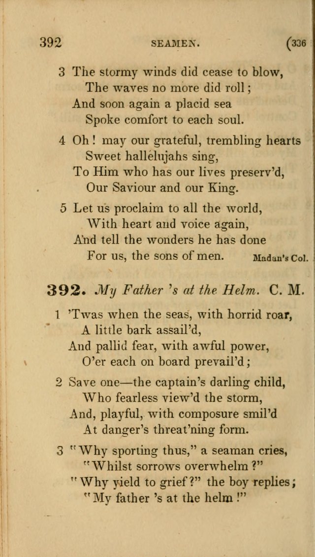 Hymns for Social Worship: selected from Watts, Doddridge, Newton, Cowper, Steele and others page 336