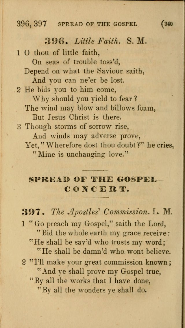 Hymns for Social Worship: selected from Watts, Doddridge, Newton, Cowper, Steele and others page 340