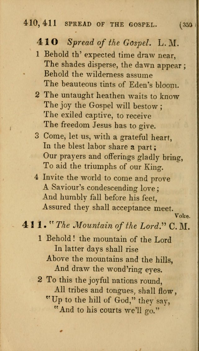 Hymns for Social Worship: selected from Watts, Doddridge, Newton, Cowper, Steele and others page 350