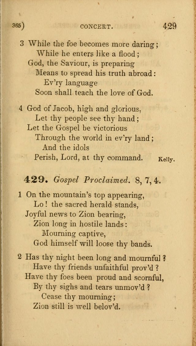 Hymns for Social Worship: selected from Watts, Doddridge, Newton, Cowper, Steele and others page 365