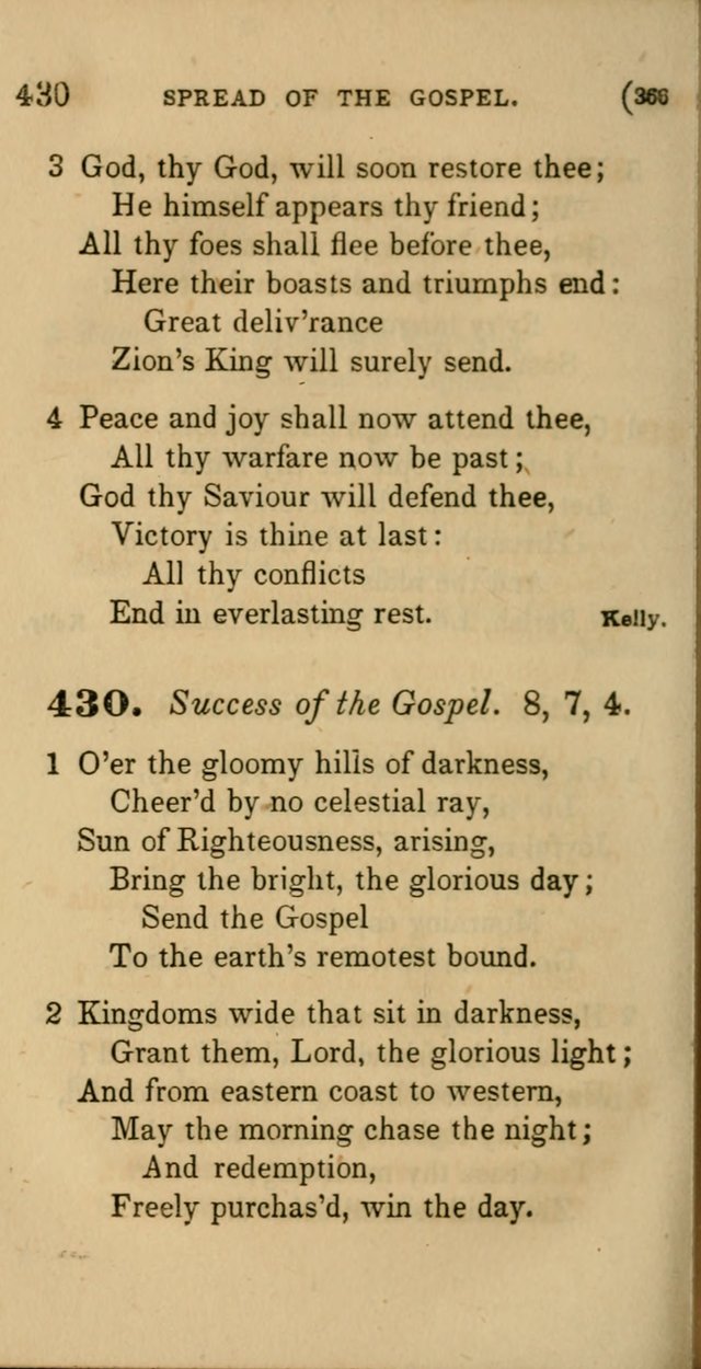 Hymns for Social Worship: selected from Watts, Doddridge, Newton, Cowper, Steele and others page 366