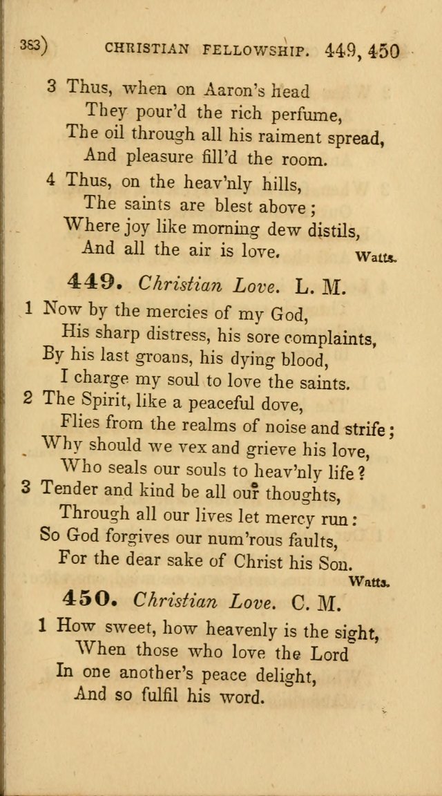 Hymns for Social Worship: selected from Watts, Doddridge, Newton, Cowper, Steele and others page 383