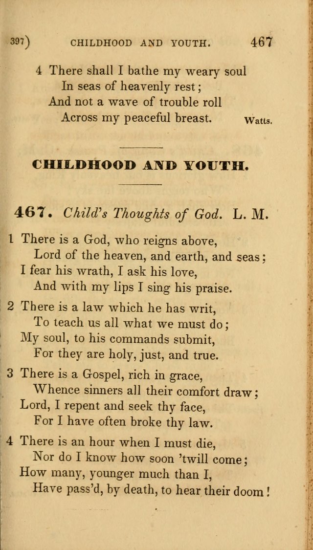 Hymns for Social Worship: selected from Watts, Doddridge, Newton, Cowper, Steele and others page 397