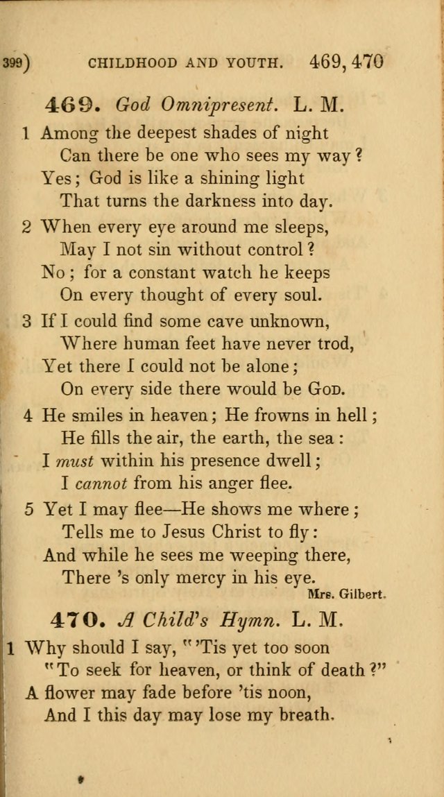 Hymns for Social Worship: selected from Watts, Doddridge, Newton, Cowper, Steele and others page 399