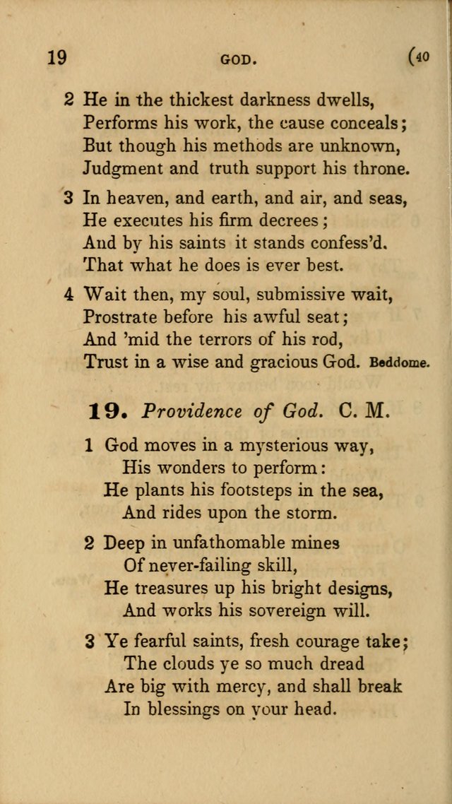 Hymns for Social Worship: selected from Watts, Doddridge, Newton, Cowper, Steele and others page 40