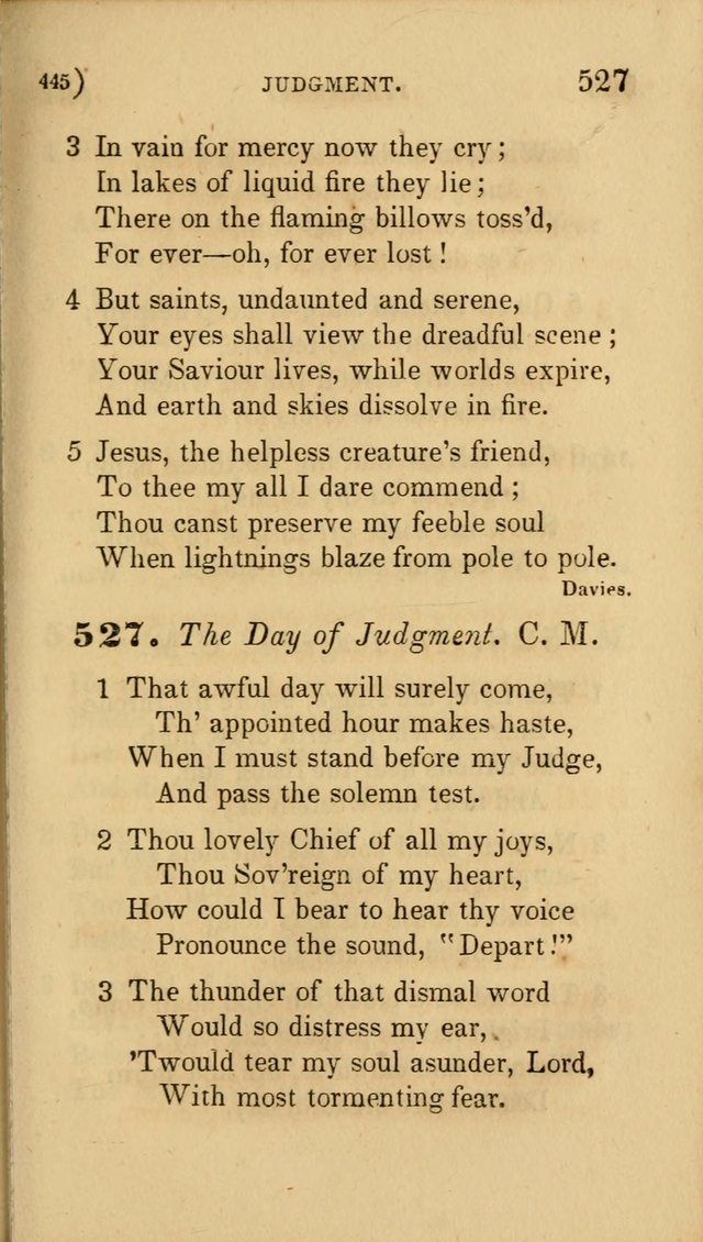 Hymns for Social Worship: selected from Watts, Doddridge, Newton, Cowper, Steele and others page 445