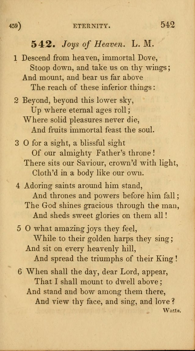 Hymns for Social Worship: selected from Watts, Doddridge, Newton, Cowper, Steele and others page 459