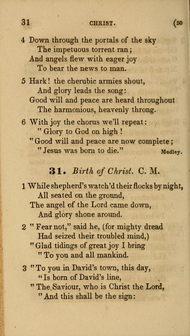 Hymns for Social Worship: selected from Watts, Doddridge, Newton, Cowper, Steele and others page 50