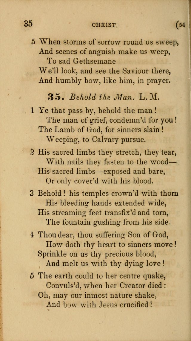 Hymns for Social Worship: selected from Watts, Doddridge, Newton, Cowper, Steele and others page 54