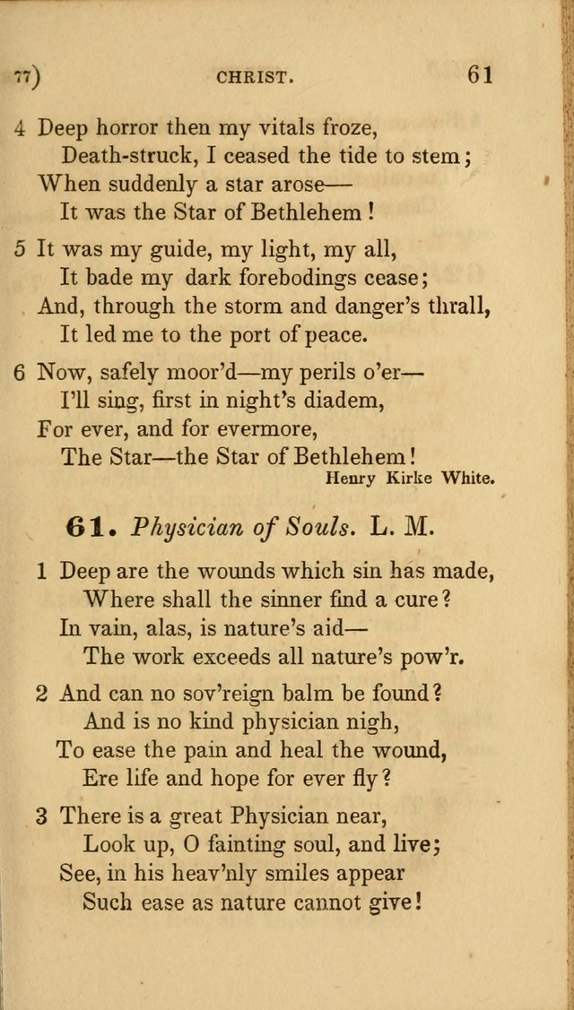 Hymns for Social Worship: selected from Watts, Doddridge, Newton, Cowper, Steele and others page 77