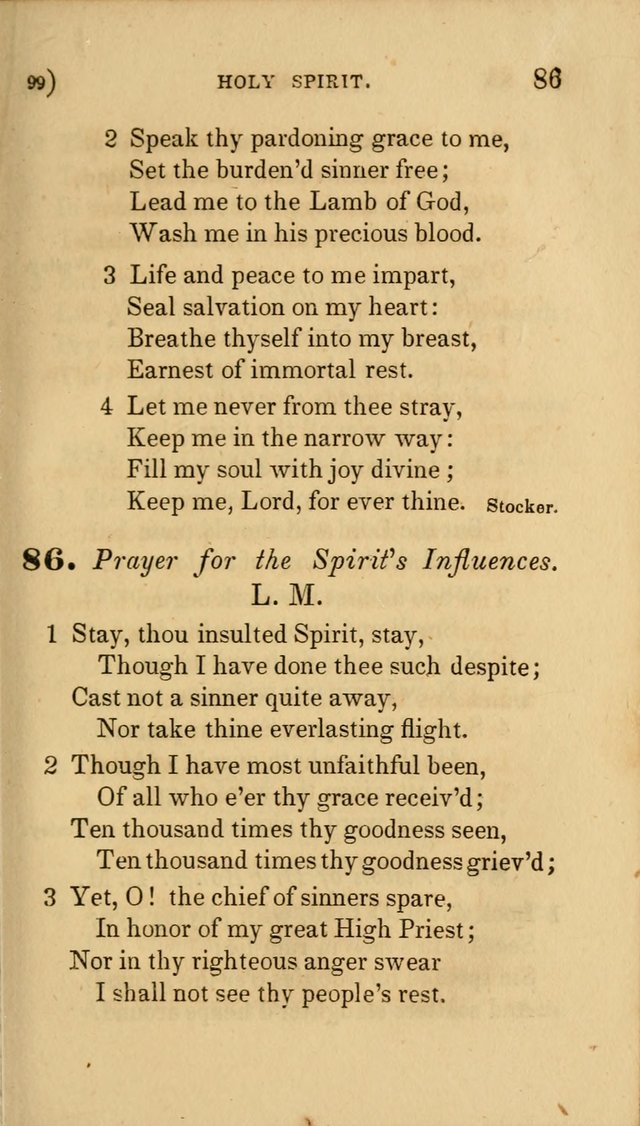 Hymns for Social Worship: selected from Watts, Doddridge, Newton, Cowper, Steele and others page 99