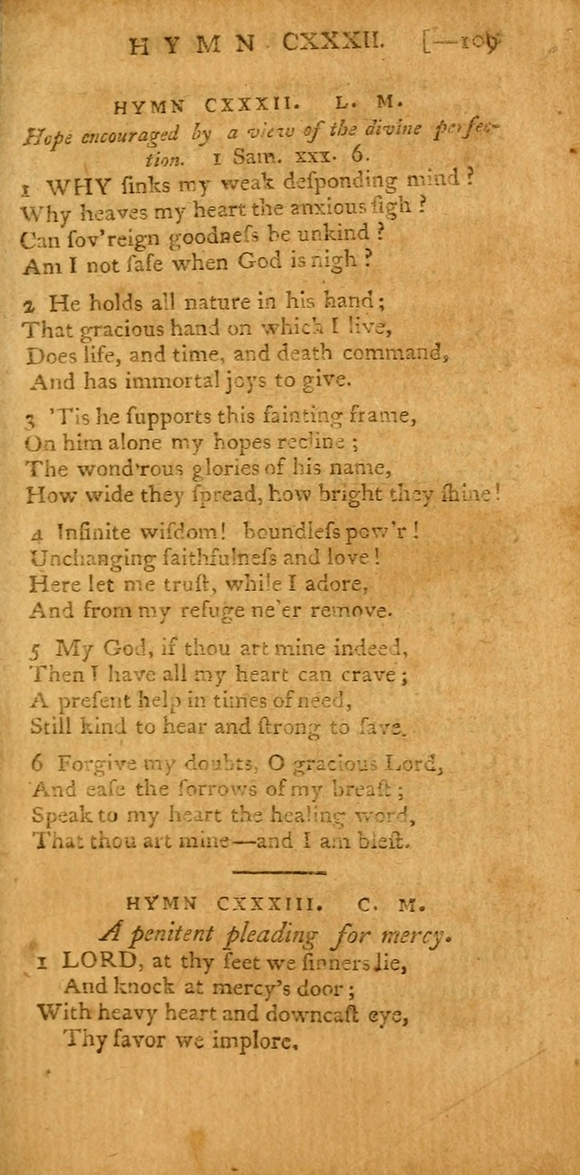 The Hartford Selection of Hymns: from the most approved authors: to which are added a number never before published (2nd ed.) page 109