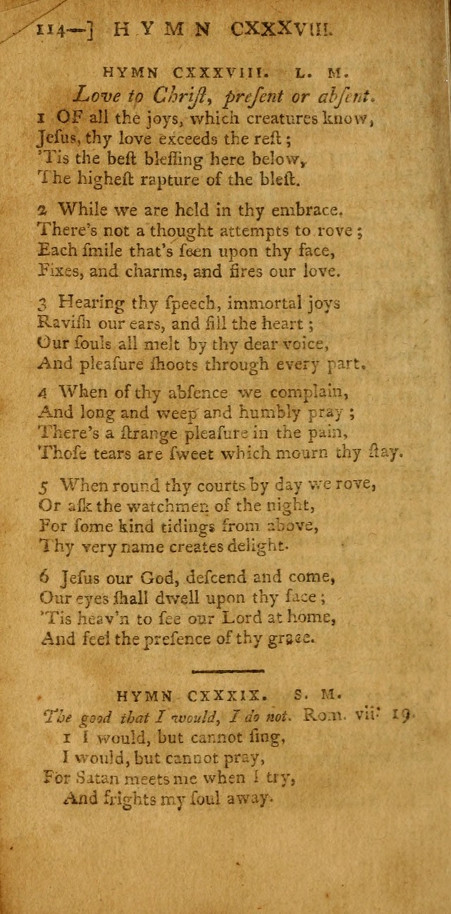 The Hartford Selection of Hymns: from the most approved authors: to which are added a number never before published (2nd ed.) page 114