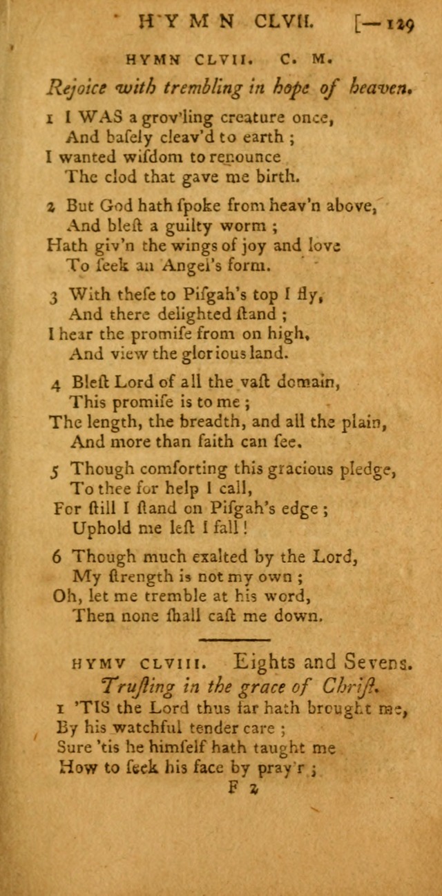 The Hartford Selection of Hymns: from the most approved authors: to which are added a number never before published (2nd ed.) page 129