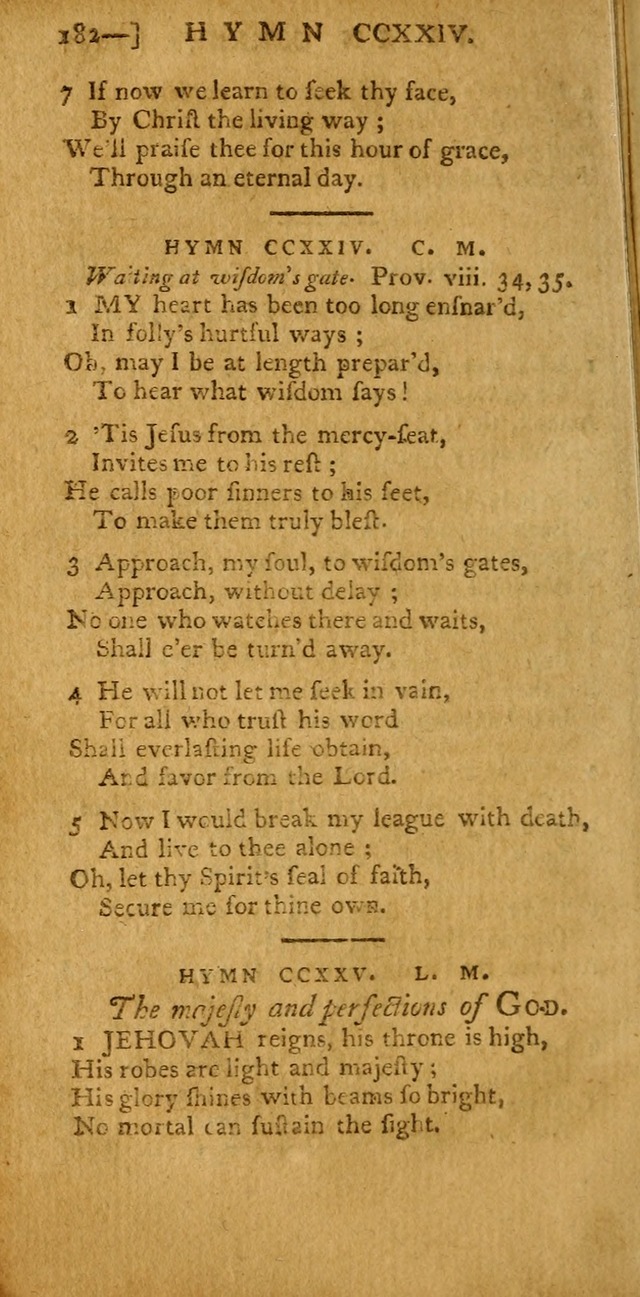 The Hartford Selection of Hymns: from the most approved authors: to which are added a number never before published (2nd ed.) page 182