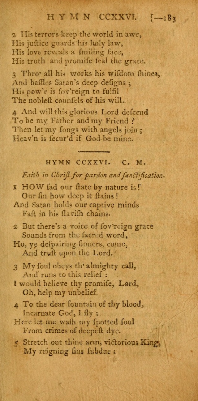 The Hartford Selection of Hymns: from the most approved authors: to which are added a number never before published (2nd ed.) page 183