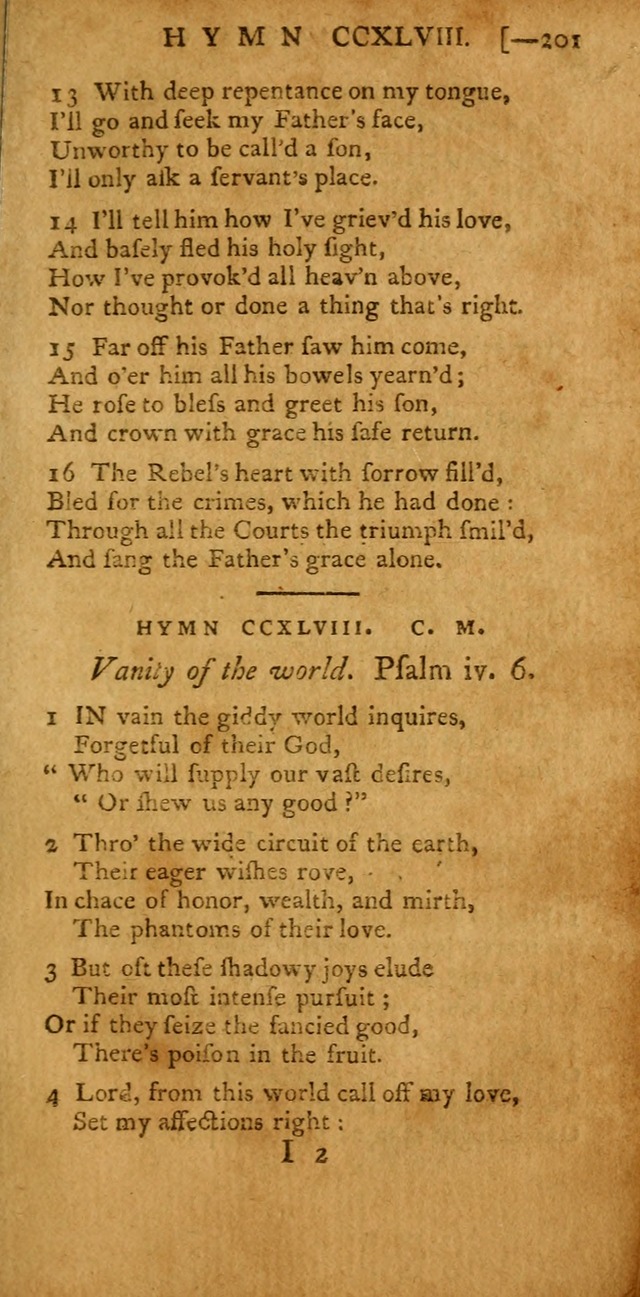 The Hartford Selection of Hymns: from the most approved authors: to which are added a number never before published (2nd ed.) page 201