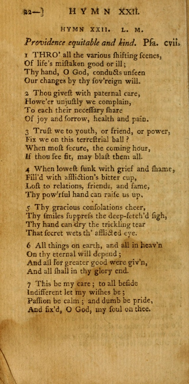 The Hartford Selection of Hymns: from the most approved authors: to which are added a number never before published (2nd ed.) page 22