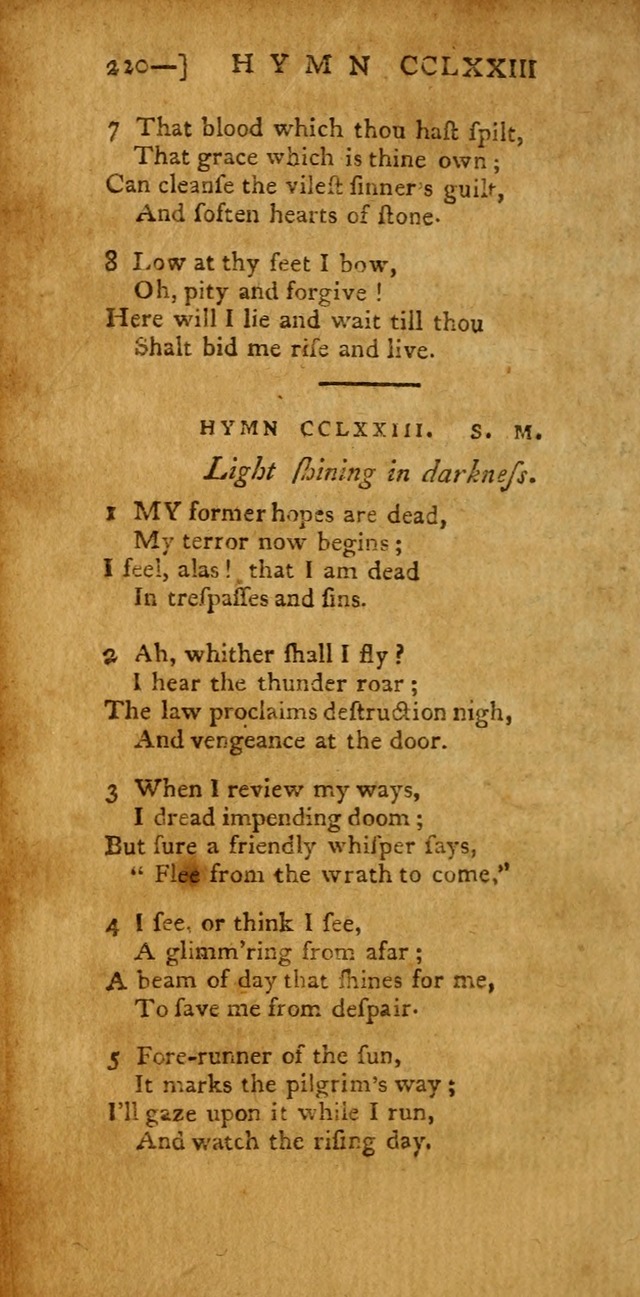 The Hartford Selection of Hymns: from the most approved authors: to which are added a number never before published (2nd ed.) page 220