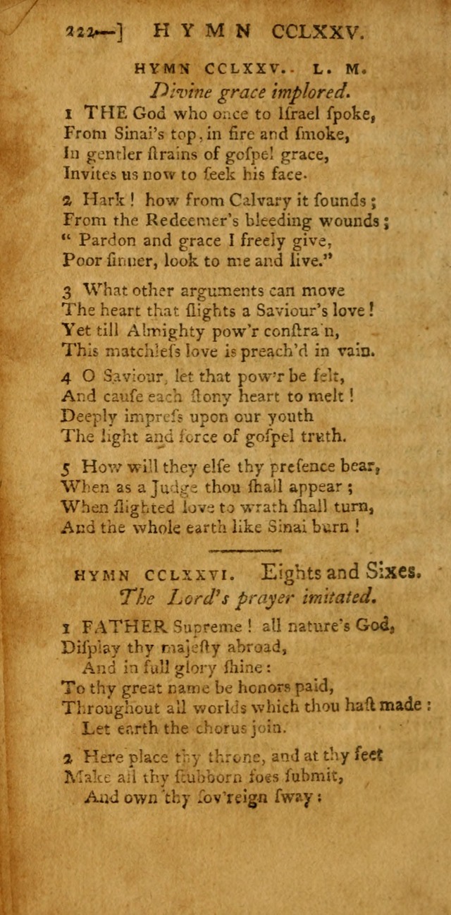 The Hartford Selection of Hymns: from the most approved authors: to which are added a number never before published (2nd ed.) page 222