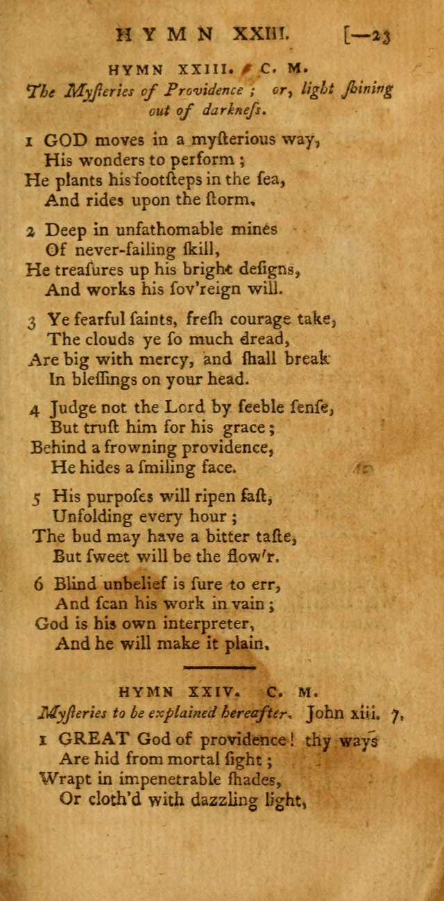 The Hartford Selection of Hymns: from the most approved authors: to which are added a number never before published (2nd ed.) page 23