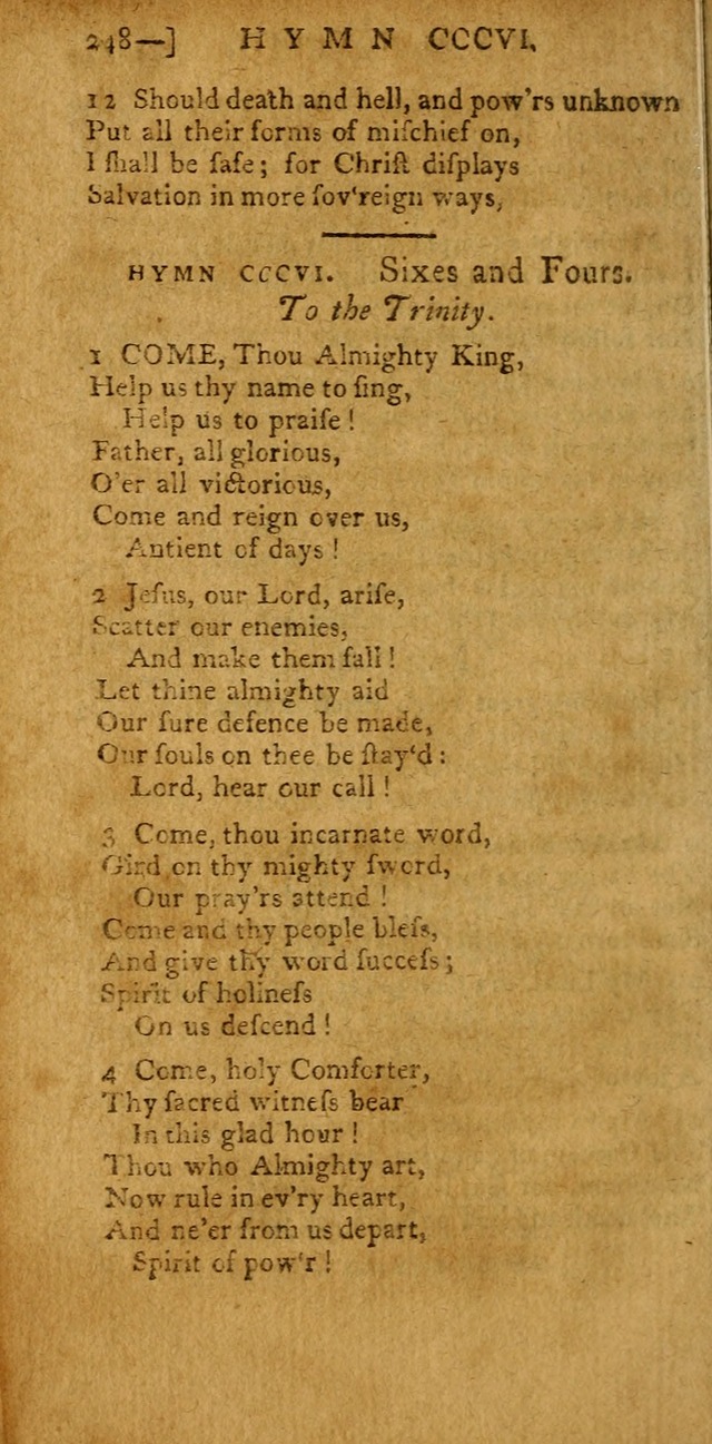 The Hartford Selection of Hymns: from the most approved authors: to which are added a number never before published (2nd ed.) page 248