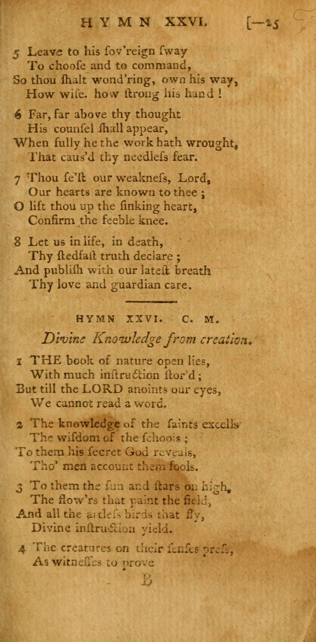 The Hartford Selection of Hymns: from the most approved authors: to which are added a number never before published (2nd ed.) page 25