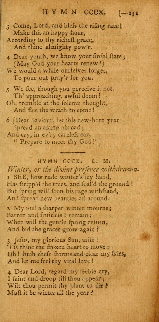 The Hartford Selection of Hymns: from the most approved authors: to which are added a number never before published (2nd ed.) page 251