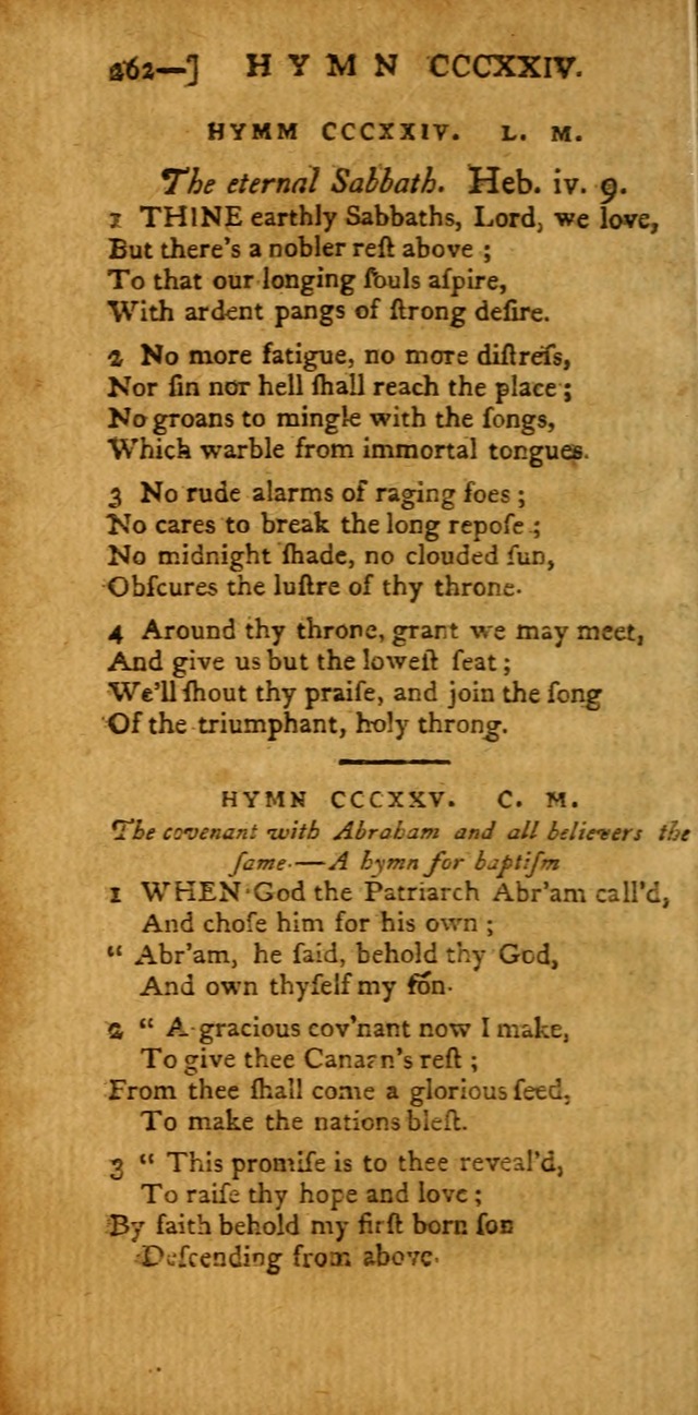 The Hartford Selection of Hymns: from the most approved authors: to which are added a number never before published (2nd ed.) page 262