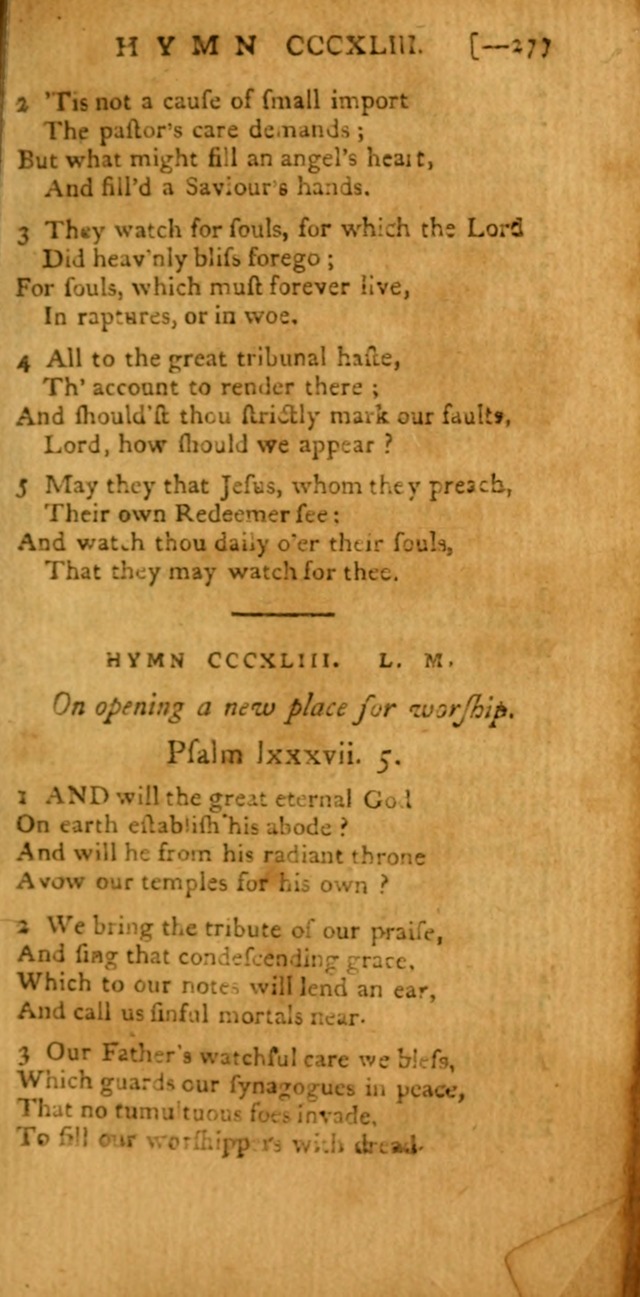 The Hartford Selection of Hymns: from the most approved authors: to which are added a number never before published (2nd ed.) page 277