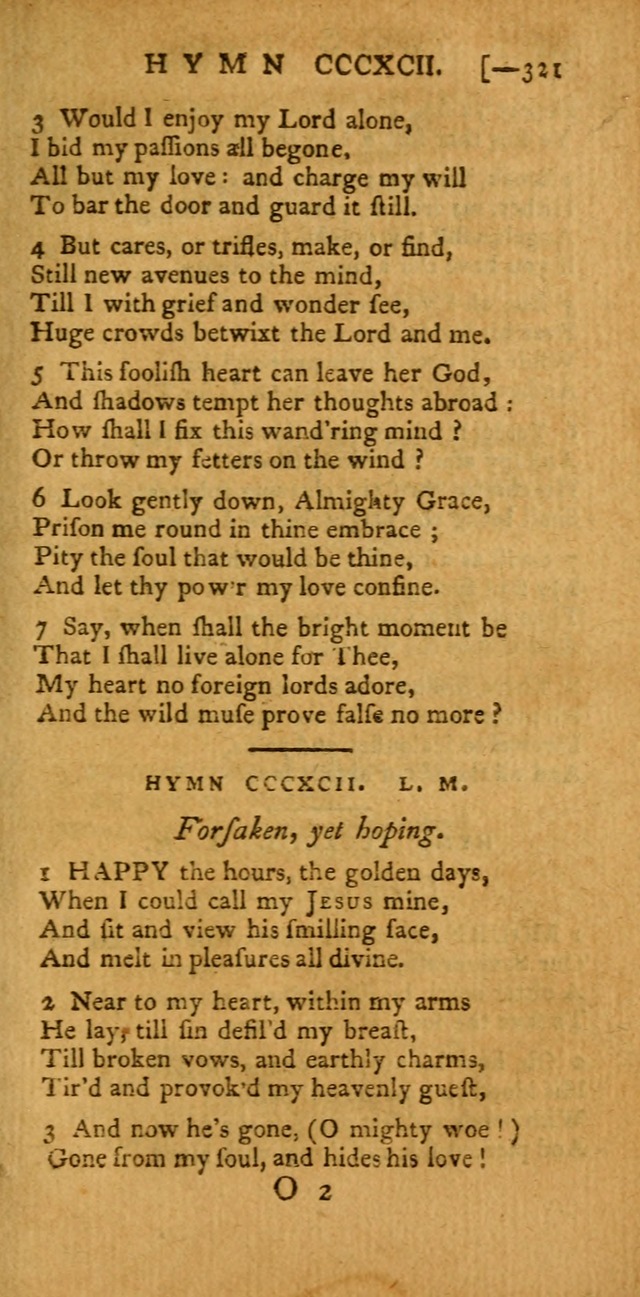 The Hartford Selection of Hymns: from the most approved authors: to which are added a number never before published (2nd ed.) page 321