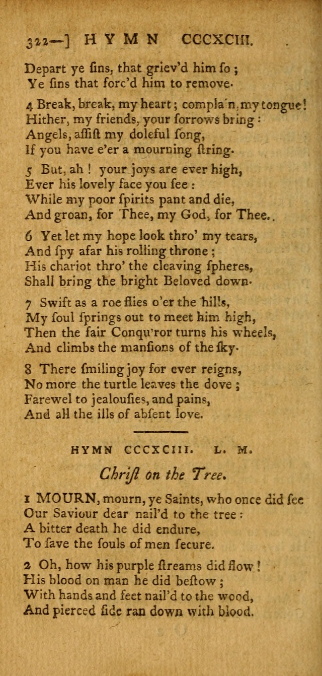 The Hartford Selection of Hymns: from the most approved authors: to which are added a number never before published (2nd ed.) page 322