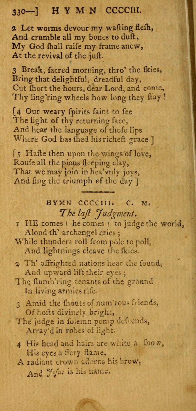 The Hartford Selection of Hymns: from the most approved authors: to which are added a number never before published (2nd ed.) page 330