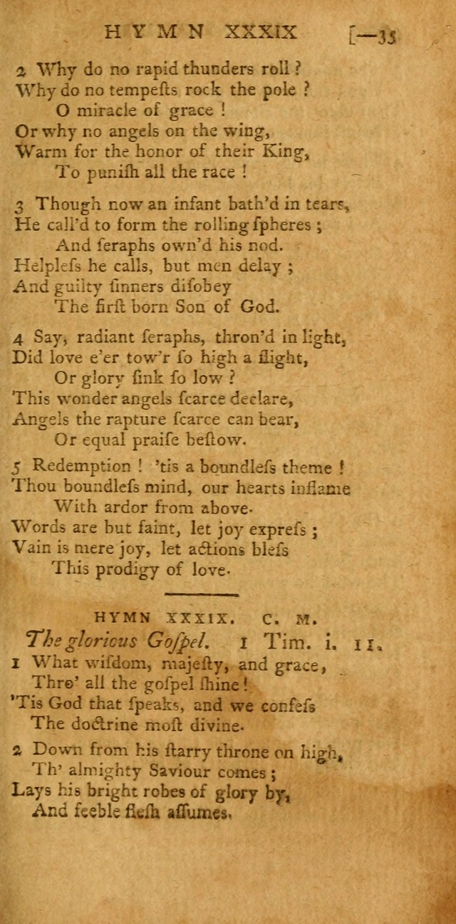 The Hartford Selection of Hymns: from the most approved authors: to which are added a number never before published (2nd ed.) page 35