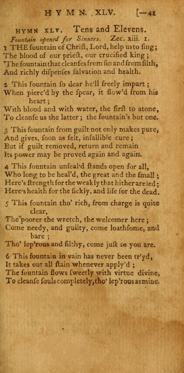 The Hartford Selection of Hymns: from the most approved authors: to which are added a number never before published (2nd ed.) page 41