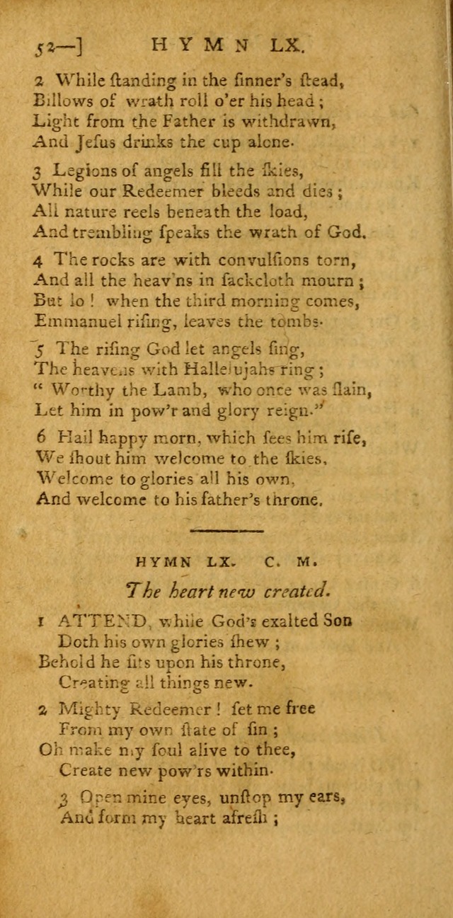 The Hartford Selection of Hymns: from the most approved authors: to which are added a number never before published (2nd ed.) page 52