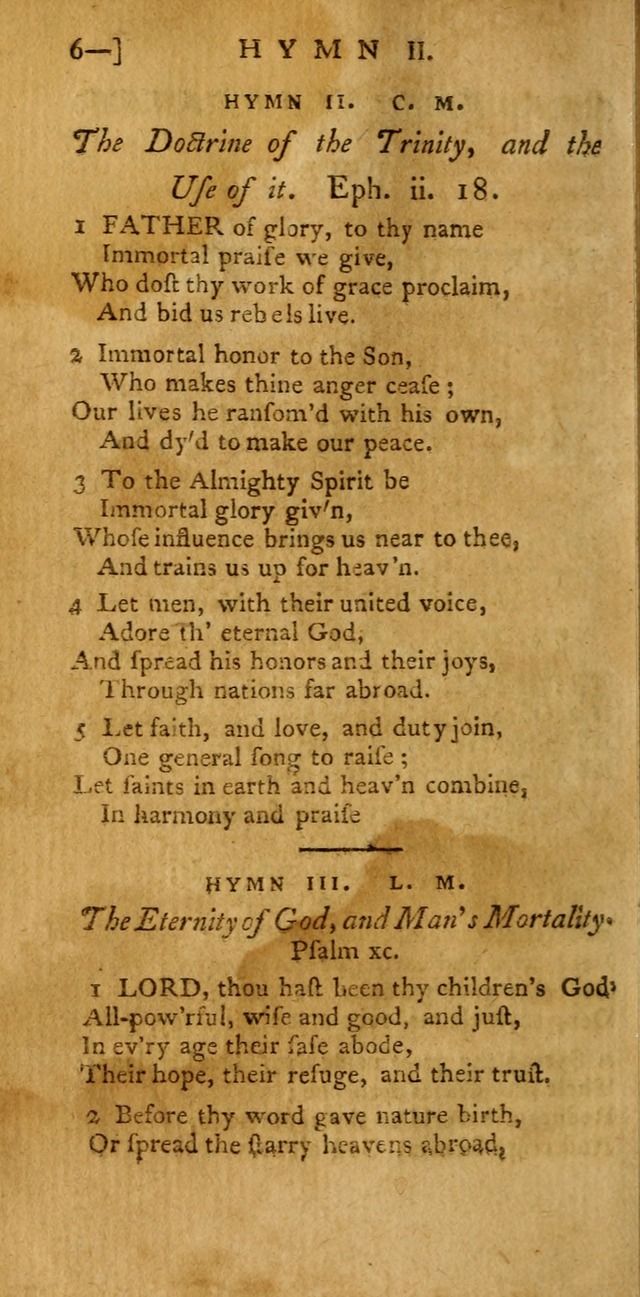 The Hartford Selection of Hymns: from the most approved authors: to which are added a number never before published (2nd ed.) page 6