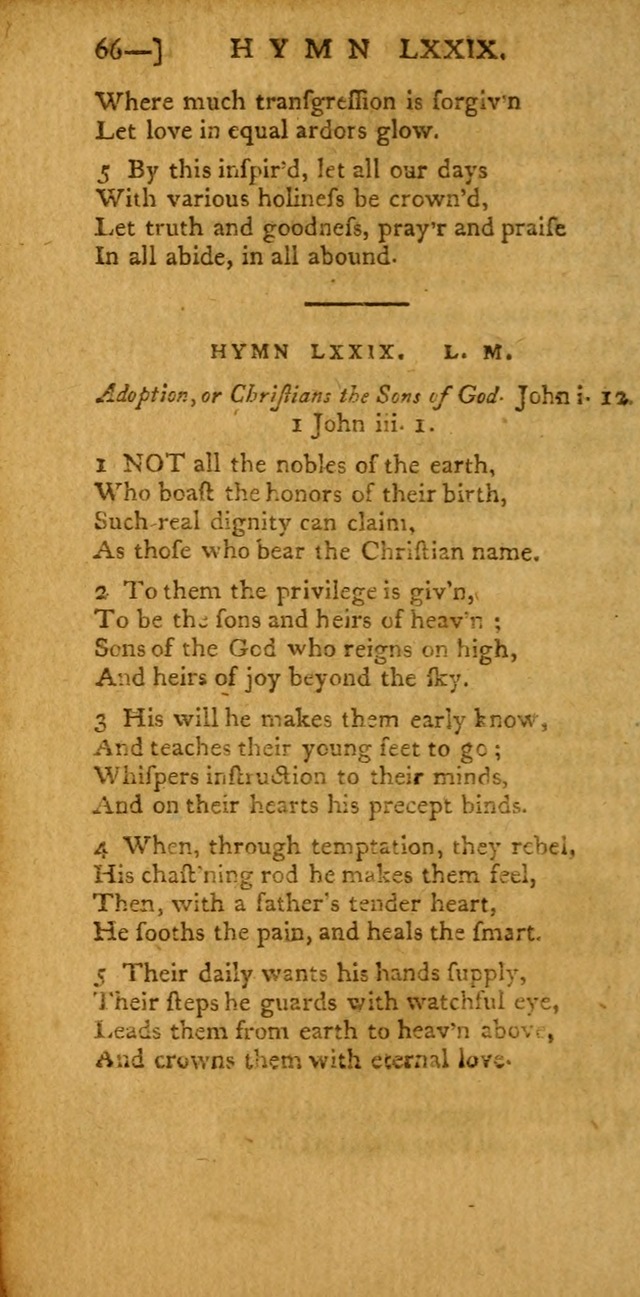 The Hartford Selection of Hymns: from the most approved authors: to which are added a number never before published (2nd ed.) page 66