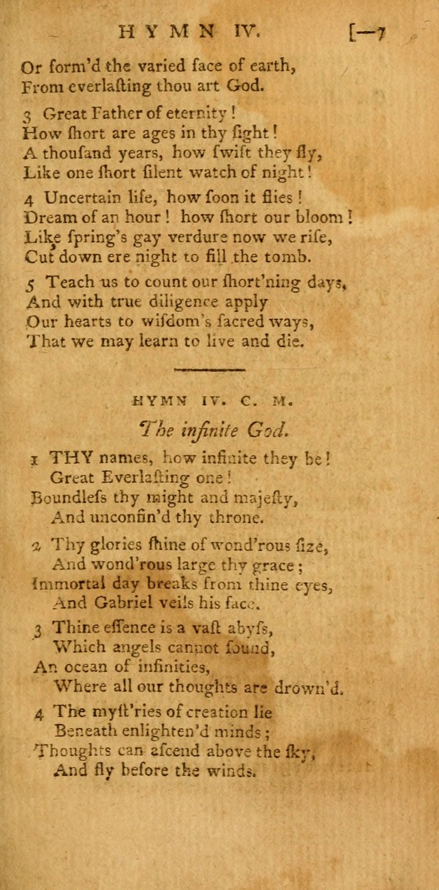 The Hartford Selection of Hymns: from the most approved authors: to which are added a number never before published (2nd ed.) page 7