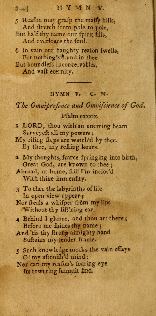 The Hartford Selection of Hymns: from the most approved authors: to which are added a number never before published (2nd ed.) page 8